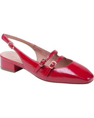 Linea Paolo Cassianx Slingback Mary Jane Pump - Red