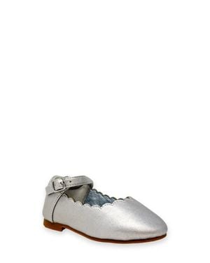 Shu Shop Kids' Agatha Mini Faux Leather Mary Jane - White