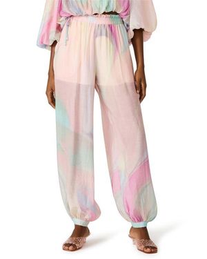 Steve Madden Auda Colorblock Parachute Pants - Pink