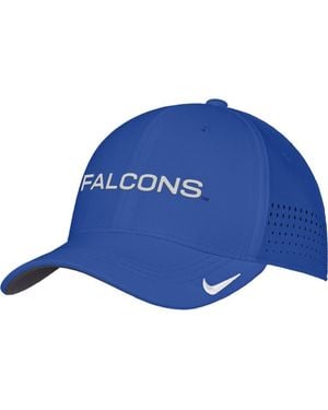 Nike Air Force Falcons 2026 On-Field Aerobill Swooshflex Dri-Fit Hat - Blue