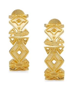 Dhwani Bansal Safa Hoops - Metallic