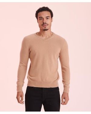 NAADAM The Original Cashmere V-Neck Sweater - Natural