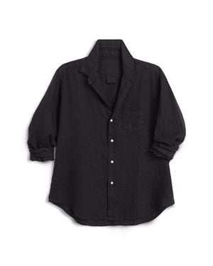 Frank & Eileen Relaxed Linen Button-Up Shirt - Blue