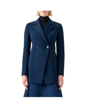 Akris Duska Techno Neoprene Jacket - Blue