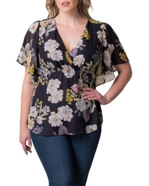 Kiyonna Seaside Serenade Top - Black