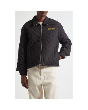 Bode Bloomstein Quilted Reversible Jacket - Black