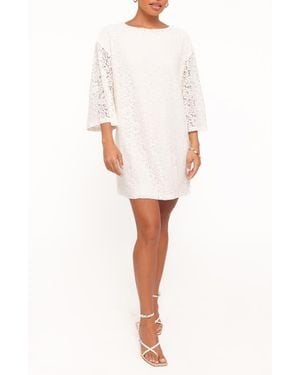 Petal & Pup Lula Lace Minidress - White
