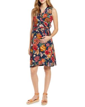 ANGEL MATERNITY Roxy Lace Baby Shower Dress in Blue | Lyst