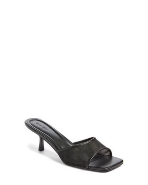 Open Edit Charlie Heeled Sandal - Black