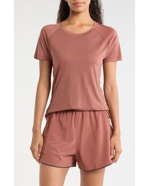 Smartwool Active Ultralite Crewneck T-Shirt - Pink