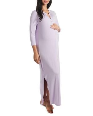 Everly Grey Juliana Maternity/Nursing Dress - Red
