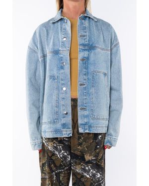 Ariko Gender Inclusive Denim Jacket - Blue