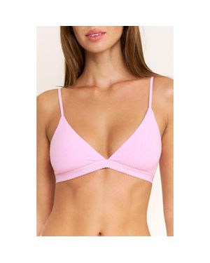 Honeydew Intimates Emma Rib Bralette - Purple