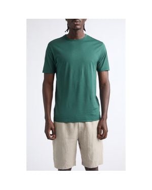 Sunspel Cotton Crewneck T-Shirt - Green