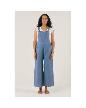 Cache Coeur Maternity And Nursing Dungaree Maya - Blue