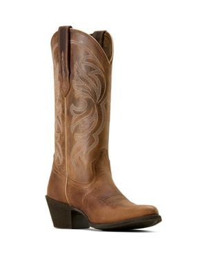 Ariat Heritage J Toe Western Boot - Brown