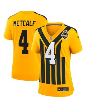 Nike Dk Metcalf Pittsburgh Steelers Alternate 1933 Throwback Game Jersey - Yellow