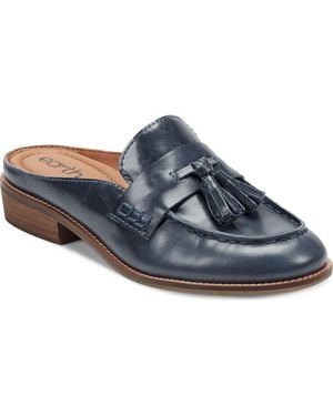 Earth Everett Tassle Mule - Blue