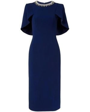 Jenny Packham Thalia Midi Dress - Blue