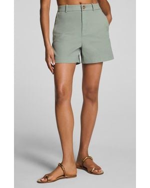 Spanx Spanxsupersmooth High Waist Stretch Twill Shorts - Green