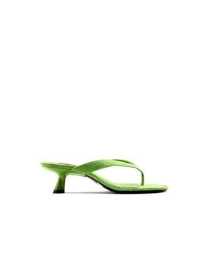 Simon Miller Suede Beep Sandal - Green