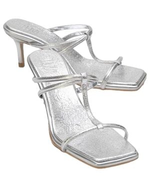 Prologue Shoes Mocha Strap Heel Sandal - White