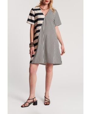 Frances Valentine Schooner Dress Nautical Stripe - Multicolor