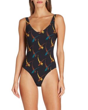 VALIMARE Verona Printed One-Piece Swimsuit - Blue