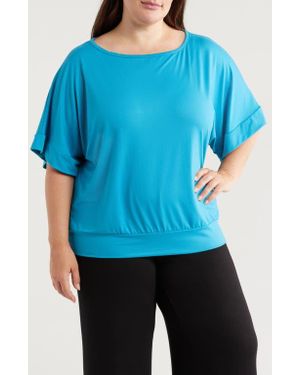 24seven Comfort Apparel Loose Fit T-Shirt - Blue