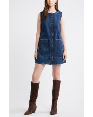 Treasure & Bond Denim Sheath Dress - Blue