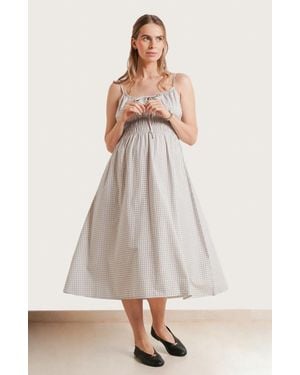 Nom Maternity Roma Maternity & Nursing Dress - Natural