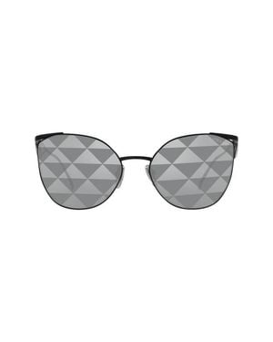 Prada 59Mm Cat Eye Sunglasses - Gray