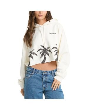 Billabong Spring Break Crop Hoodie - Blue