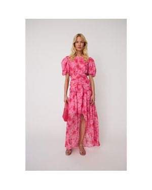 Crās Elaine Floral Maxi Dress - Pink