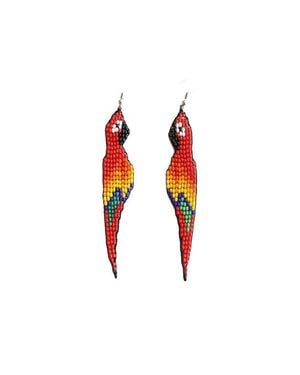 Fosterie Parrot Earrings - Red