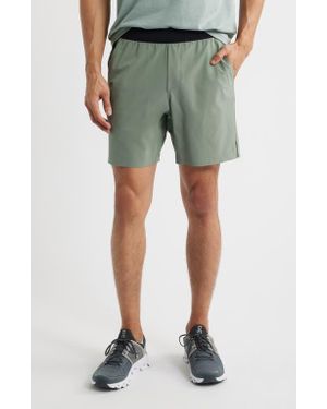Ten Thousand Interval Lined Training Shorts - Green