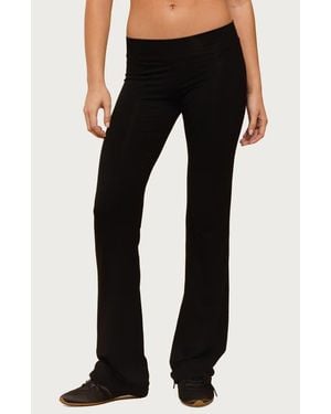 Edikted Callan Flare Pants - Black