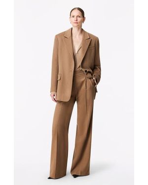 Another Tomorrow Tailored Cashmere Jacket - Natural