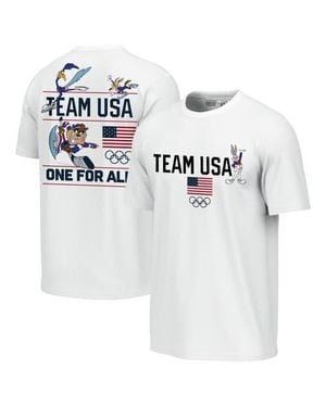 Outerstuff Team Usa X Looney Tunes Skate Rush T-Shirt - White