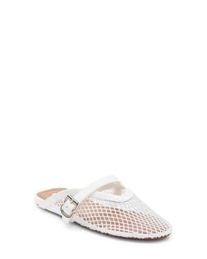 Alaïa Mesh Mary Jane Mule - White