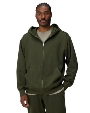 Fabletics The Go-To Full Zip Hoodie - Green
