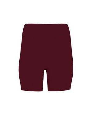 Lezat Ada Organic Cotton Bike Short With Seam - Red