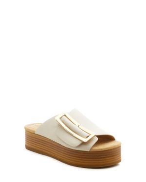 Kelsi Dagger Brooklyn Dover Platform Sandal - White