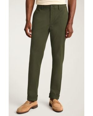 Bonobos The 2.0 Flat Front Stretch Cotton Chinos - Green