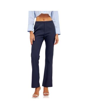 Endless Rose Slim Fit Pants - Blue