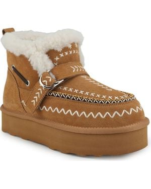 Vintage Havana Grand Faux Fur Lined Bootie - Brown