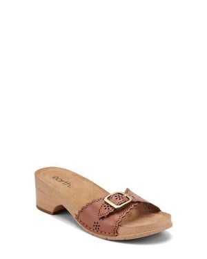 Earth Haisly Slide Sandal - Brown