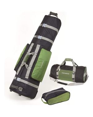 Samsonite Golf Deluxe 3 Piece Travel Set - Green