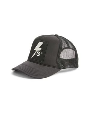 Friday Feelin Electric Eye Trucker Hat - Black