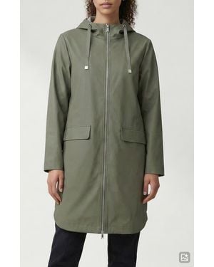 Noize Janae Water Repellent Hooded Raincoat - Green